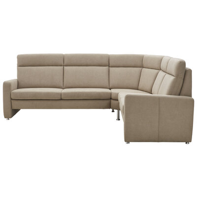 Ecksofa Arima H - 2,5-Sitzer mit Ecke rechts, Stoff, Beige 103325