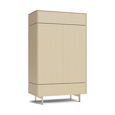 Highboard 3900 - BHT ca. 83x140x45 cm, Eiche, Milk 1291431444