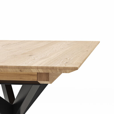 Esstisch Talara Lola - LB ca. 160x90cm, Wildeiche Bianco