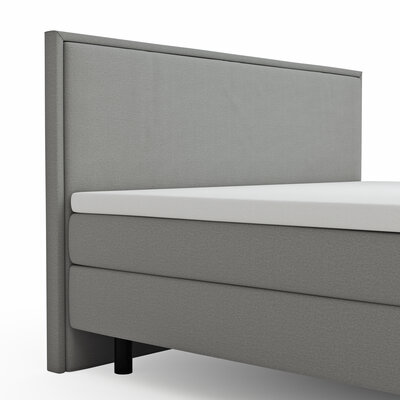Boxspringbett Valencia - Liegefläche ca. 160x200 cm, Stoff, Zink
