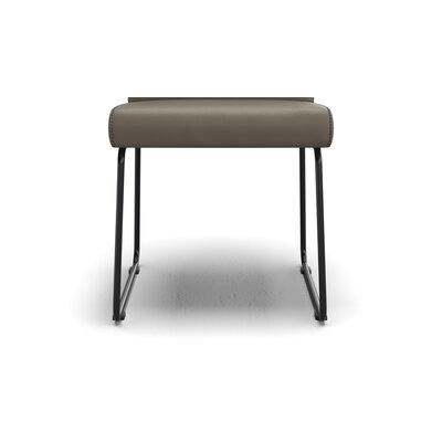 Polsterstuhl Carmelo - Leder, Olive