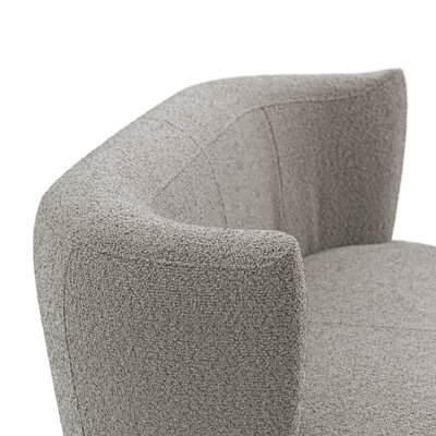 Sofa Cativa - 2-Sitzer, Stoff, Graubeige