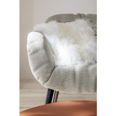 Sessel Sevano - Leder, Offwhite