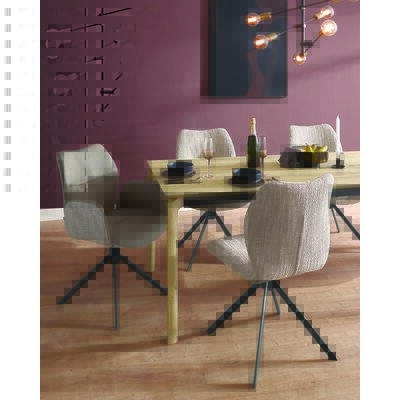 Esstisch Cambre - LB ca. 200 x 90 cm, ausziehbar, Eiche massiv