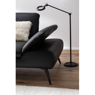 Sofa Collina - 3-Sitzer, Leder, Schwarz