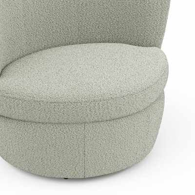 Sessel Cativa - drehbar, Stoff, Mint