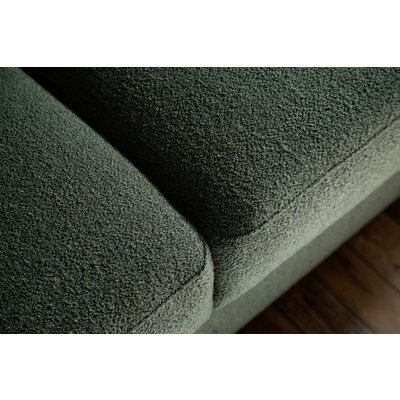Sofa Nuoro - 3-Sitzer inkl. Schlaffunktion, Stoff, Olivgrün