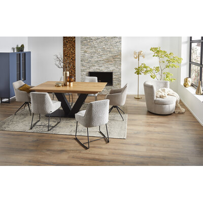 Esstisch Talara Lola V - LB ca. 180x90 cm, Wildeiche geölt