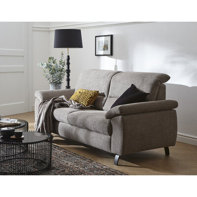 Sofa Cornella Plus - 2-Sitzer, Stoff, Nougat