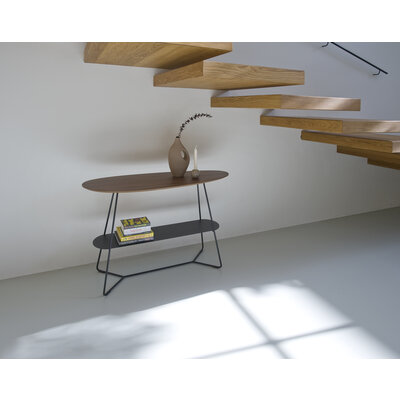 Konsolentisch Fano - BHT ca. 120x75x45 cm, HPL, Bronze