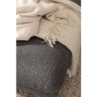 Ecksofa Collina - Longchair links, 2,5-Sitzer inkl. Sitztiefen- u. Armlehehnenverstellung, Stoff, Dunkelgrau