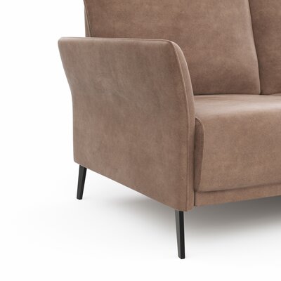 Sofa Rosario - 2-Sitzer, Stoff, Cognac