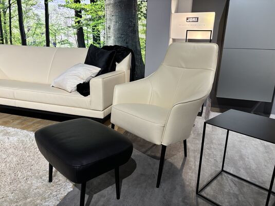 Sessel mit Hocker Fuga 