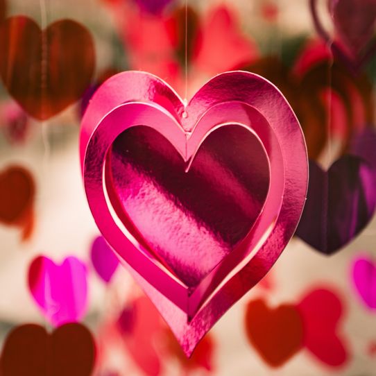 Romantische Valentinstag-Deko Romantische Valentinstag-Deko