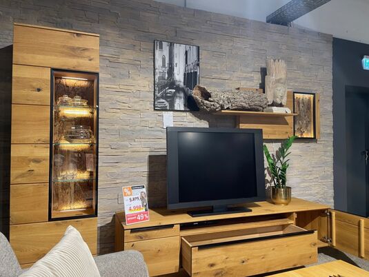 Anbauwand Solantis Asteiche Natur 