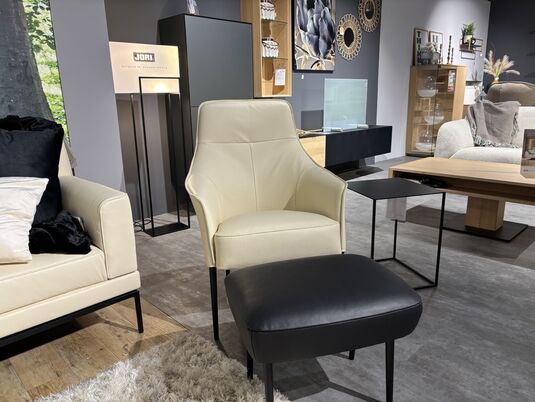 Sessel mit Hocker Fuga 