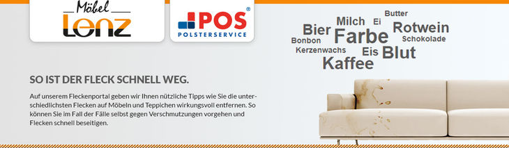 POS Polsterservice bei Möbel LENZ