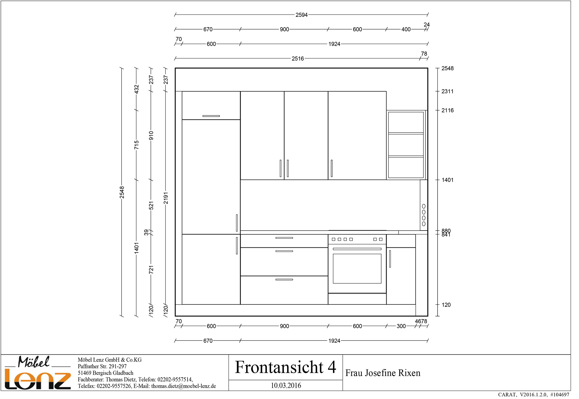 Küche von Frau Rixen